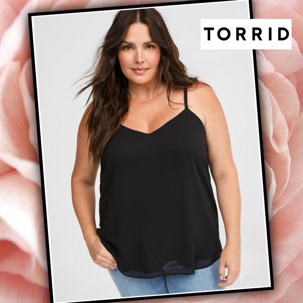 TORRID Sophia Chiffon Layered Swing Cami #T007007z